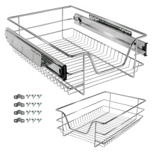 AREBOS Telescopic Kitchen Drawer Basket Pull-out 40 cm