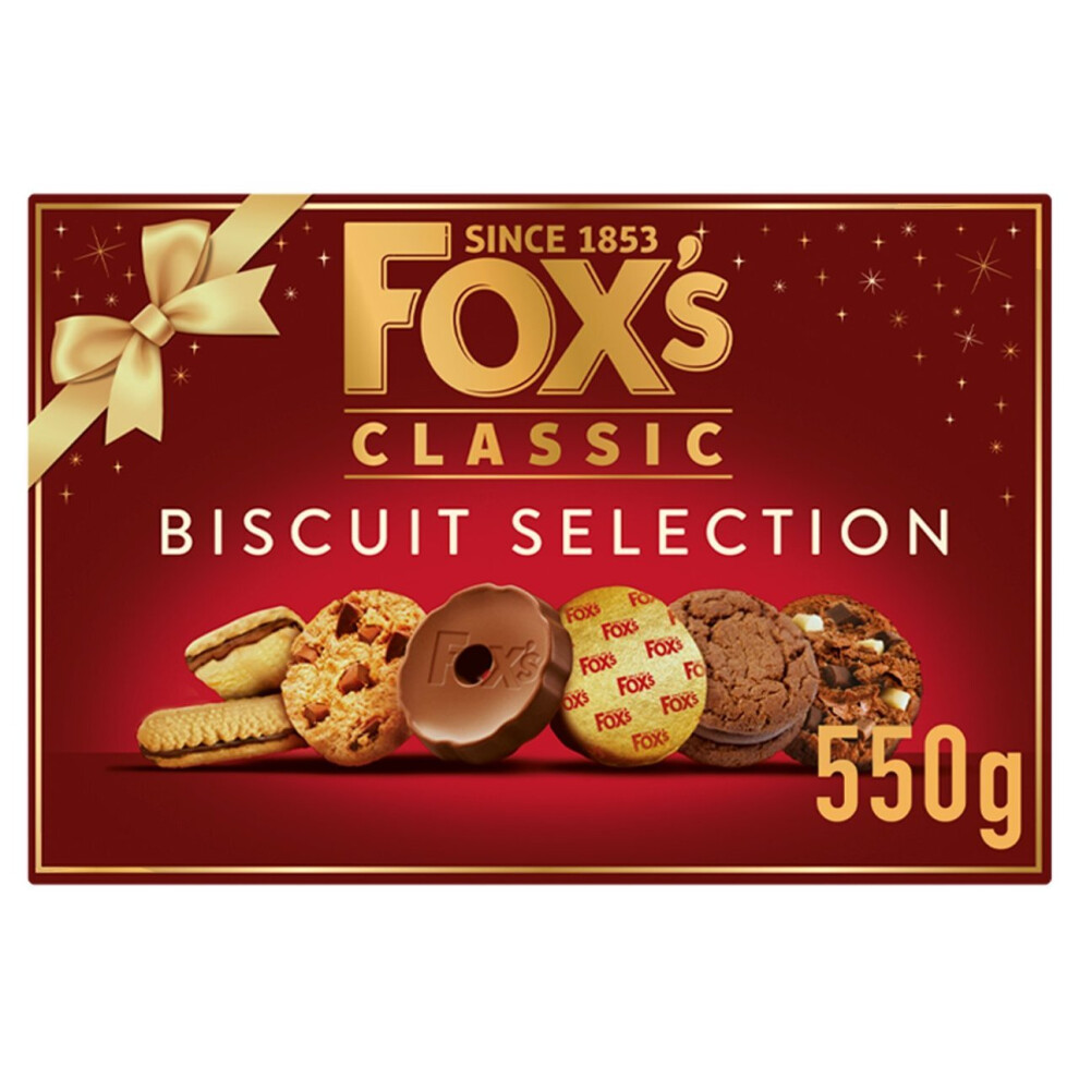 Foxs Classic Biscuit Selection Assortment Luxury Box 10 Varieties 550g