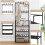 Living And Home 4 Tier Shoe Rack Clothes Hanger Black 7