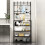 Living And Home 4 Tier Shoe Rack Clothes Hanger Black 3