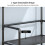 Living And Home 4 Tier Shoe Rack Clothes Hanger Black 8