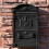 Living And Home Antique Style Lockable Aluminum Letter Box 1