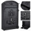 Living And Home Antique Style Lockable Aluminum Letter Box 6