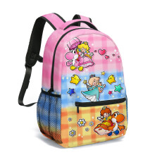 2023 Super Mario Kids Backpack - Bowser, Luigi, Mario, Yoshi, Peach Large-Capacity School Bag, Durable, Easy-Clean Travel Bag