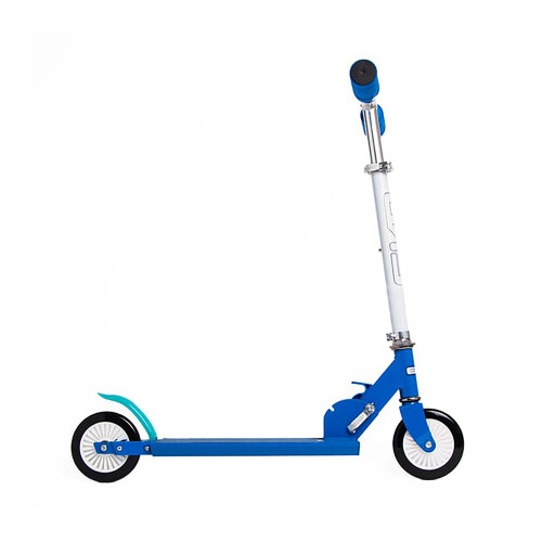 (Blue) AAMEN Folding Scooter With 2 Wheeled-Adjustable Handle