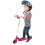(Pink) AAMEN Folding Scooter With 2 Wheeled-Adjustable Handle 7