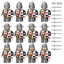 (Style B) Medieval Soldier Building Block Man Baby Roman Soldier Heavy Mounted Cavalry Small Particle Assembly Toy Suitable Fit Lego