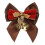 (5 Pcs, Coffee) Christmas Bow with Bells Christmas Tree Decorations 1