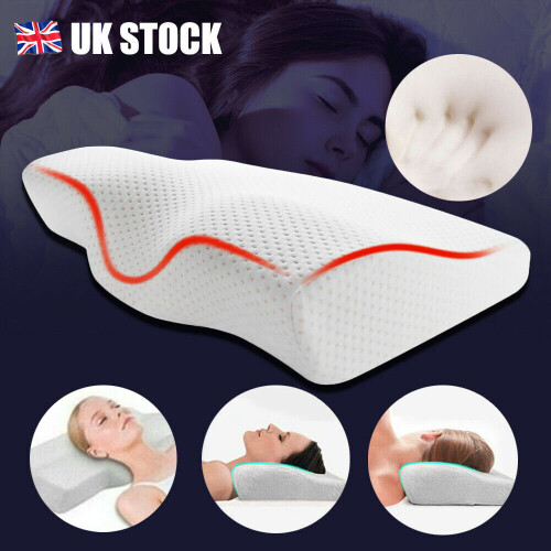 Orthopädisches Memory-Foam Schlafkissen – Nacken-, Schulter- & Rückenstütze, atmungsaktiv, waschbarer Bezug, kühlend & chemikalienfrei