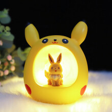 (Eevee) Pokemon Resin Night Light Hand Painted Lamp Kids Gift