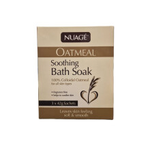 Nuage Oatmeal Soothing Bath Soak 3 X 42g Sachets Helps to Soothe Skin