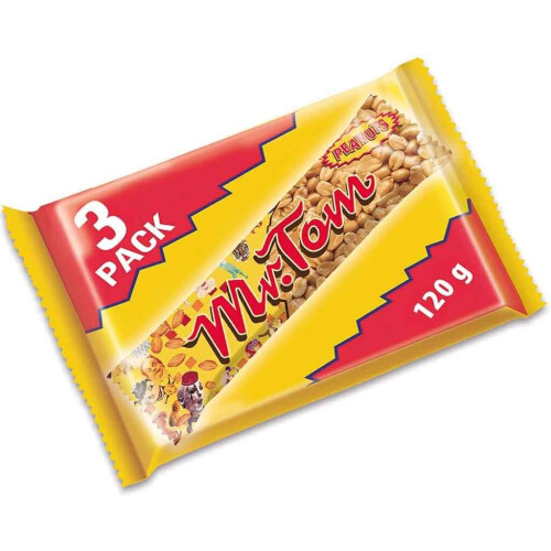 Mr.Tom Peanut Bar 3 Pack 120g Vegan