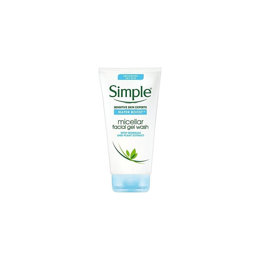 Simple Water Boost Micellar Facial Gel Wash 150ml