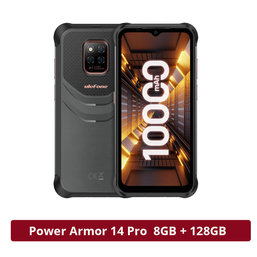 Ulefone Power Armor 14 Pro 8GB+128GB Rugged Phone 10000mAh