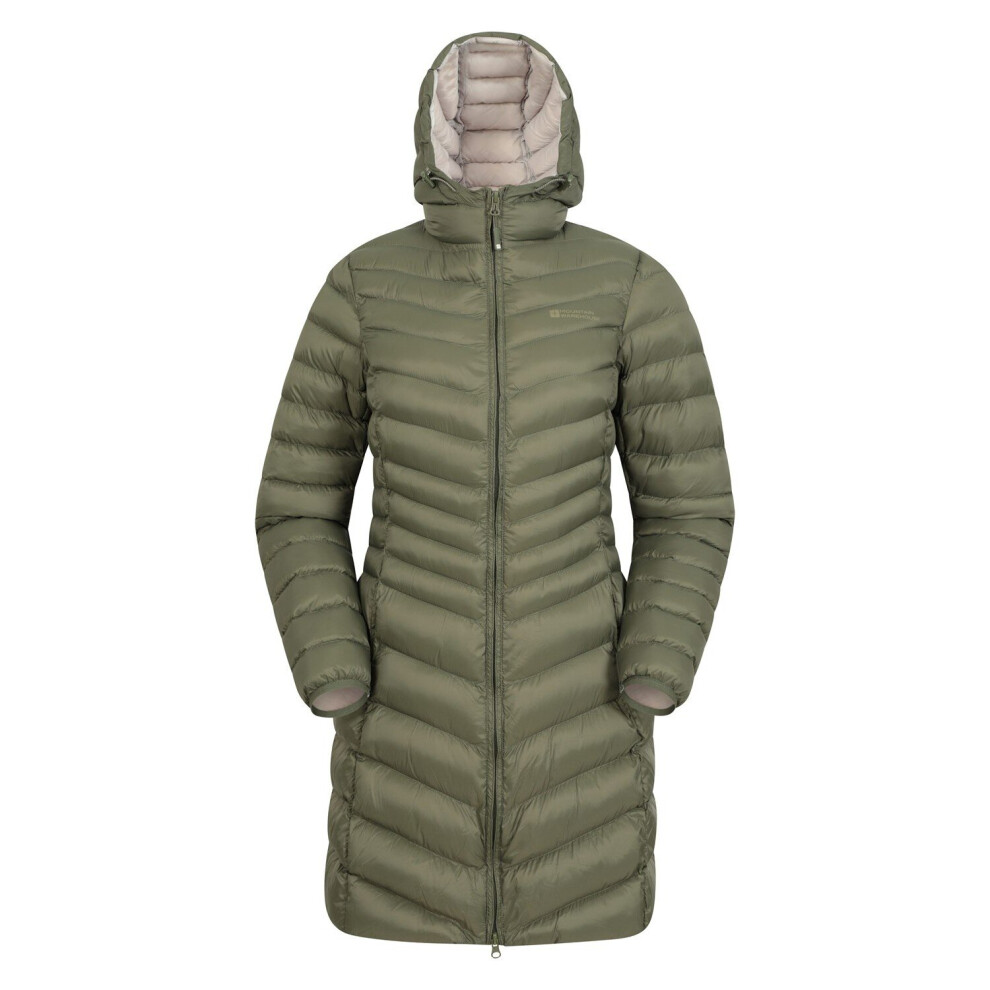 Mountain Warehouse Women's (22 Uk, Khaki) / Florence Long Padded Jacket