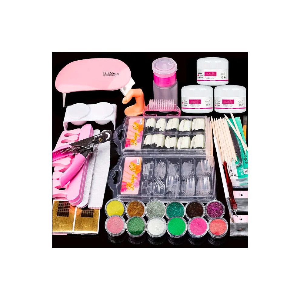 23 In 1 Acrylic Nail Kit For Beginers, Nails Extension, Manicure Tools