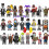 (Style A 8pcs) Halloween Jack Jason the main character in the yellow suit Jimu figurine toys suitable Minifigures Fit Lego 2