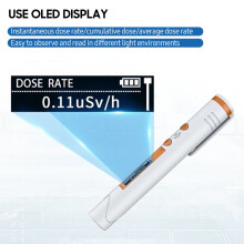 Geiger Counter Nuclear Radiation Detector, Portable Beta Gamma X Ray Monitor Radiation Dosimeter Radioactive Tester with Sound Light Alarm LCD Display