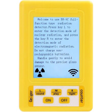 2-in-1EMF Nuclear Radiation Detector, Handheld Digital Display Geiger Counter Tester, Portable Electromagnetic Nuclear Radiation Monitor