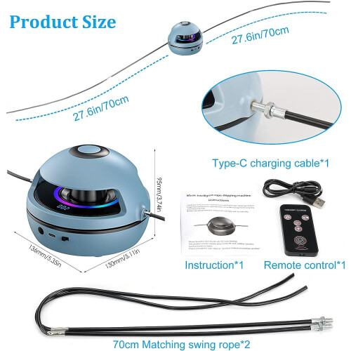 Music Jump Rope Machine Smart Automatic Electric Rope Skipping Machine 2