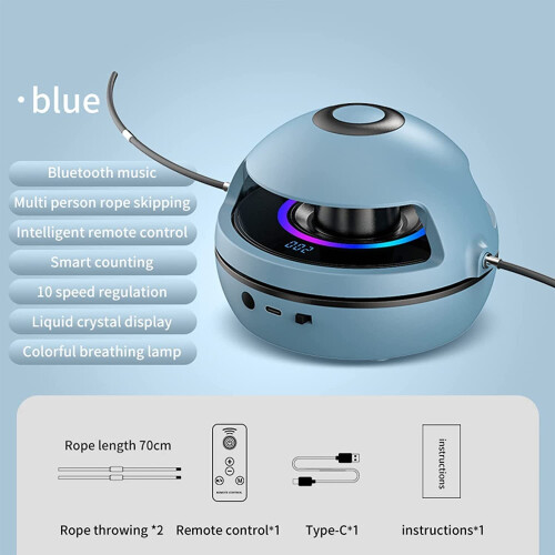 Music Jump Rope Machine Smart Automatic Electric Rope Skipping Machine 1
