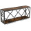Costway Wall Mounted Wine Rack Wine Display Shelf w/ 6-Row of Stemware Holder 1
