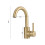 Living And Home Gold Arc Single-Handle Faucet with Swivel Spout 4