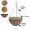 (35 cm) DIVCHI 4 Pack Hanging Basket With CocoLiner& Chain 5
