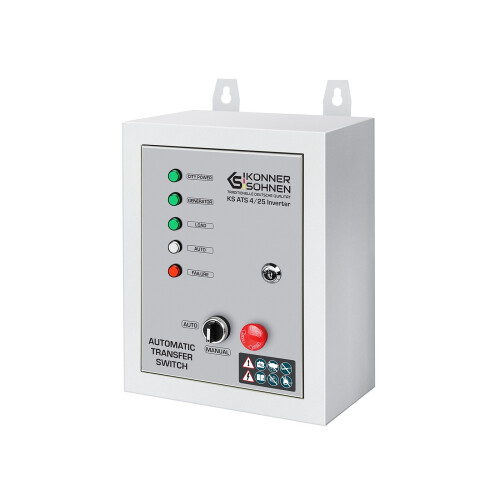 Könner & Söhnen Automatic Transfer Switch (ATS) KS ATS 4/25 Inverter unit for 230V and 400V consumers