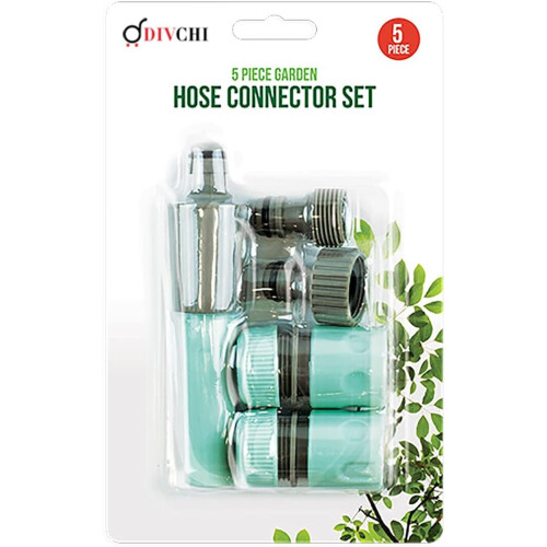 Garden Hose Connector Set - 5 Piece