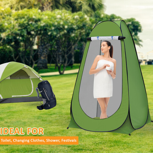 (Green) Privacy Instant Pop Up Tent 1