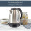 Lloytron Kitchen Perfected Eco-Friendly Cordless Kettle, 1.7L, 3000W 5