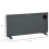 Homcom 2000W Electric Convector Heater, Quiet Space Heater with LED Display, Grey 2