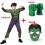 (height 105-125cm) Child Hulk Muscle Costume Marvel Superhero Hulk Cosplay Muscle Costume Fist Plush Gloves Kids Boys Halloween Carnival Costume 1