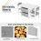 Casart Kids Play Table & 2 Chairs Set Children Activity Desk Sets w/ Baskets 9