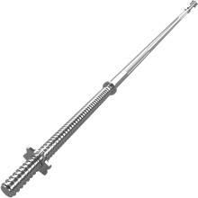 (6ft) GYM MASTER 1" Diameter Standard Barbell with Spinlock Collars, Choice of Sizes