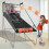 Gymax Basketball Arcade Game Foldable Basketball Game Electronic 2 Player Shot 8 Modes 2