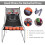 Gymax Basketball Arcade Game Foldable Basketball Game Electronic 2 Player Shot 8 Modes 5