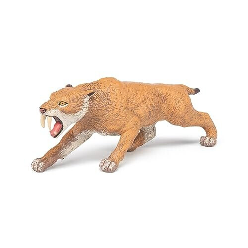 Figurina Smilodon PAPO - I Dinosauri - Per Bambini 2