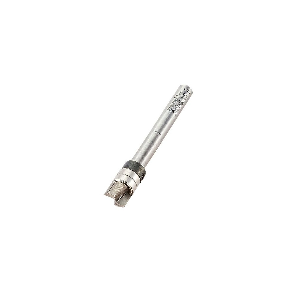 Trend Professional Guided Profiler, 9.5Mm Diameter X 6.35Mm Cut, 1/4 Inch Shank, Double Bearings, Tungsten Carbide Tipped, 46/900X1/4Tc
