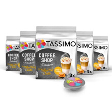 Coffee Shop Selections Toffeenut Latte Coffee Pods X8 (Pack of 5, Total 40 Drinks)