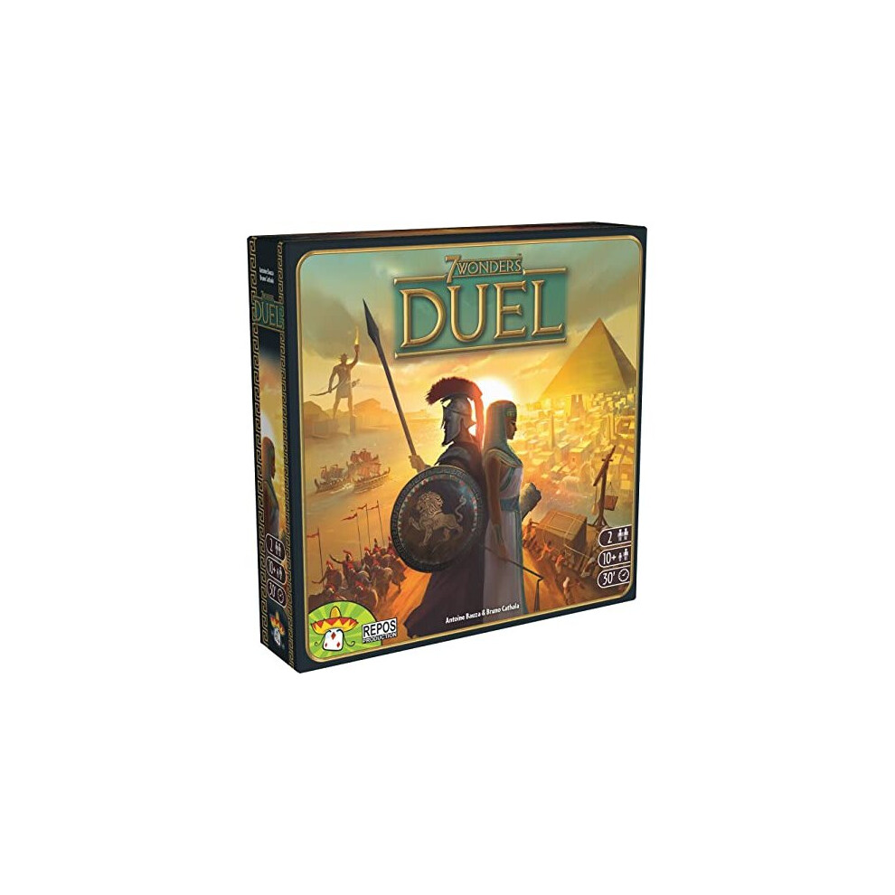 Production, 7 Wonders Duel , Board Game , Ages 10+ , 2 Players 30 Minutes Playing Time