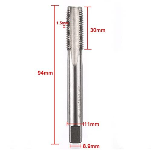 Metric Thread Tap,M14 HSS Right Hand Thread Tap (M14x1.5mm) 1