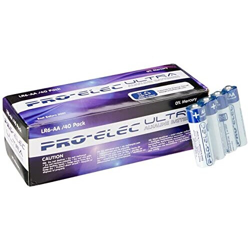 PSG90903 Ultra Alkaline AA Batteries 40 Pack