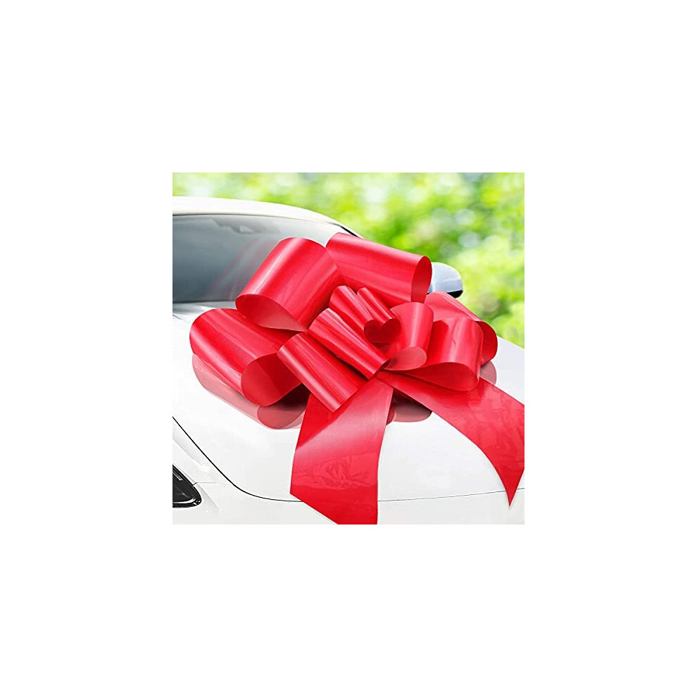 Big Car Bow (Red, 30 Inch / 76 cm), Gift Bows, Giant Bow for Car, Birthday Bow, Huge Car Bow, Car Bows, Big Red Bow, Bows for Gifts, Christmas Bows