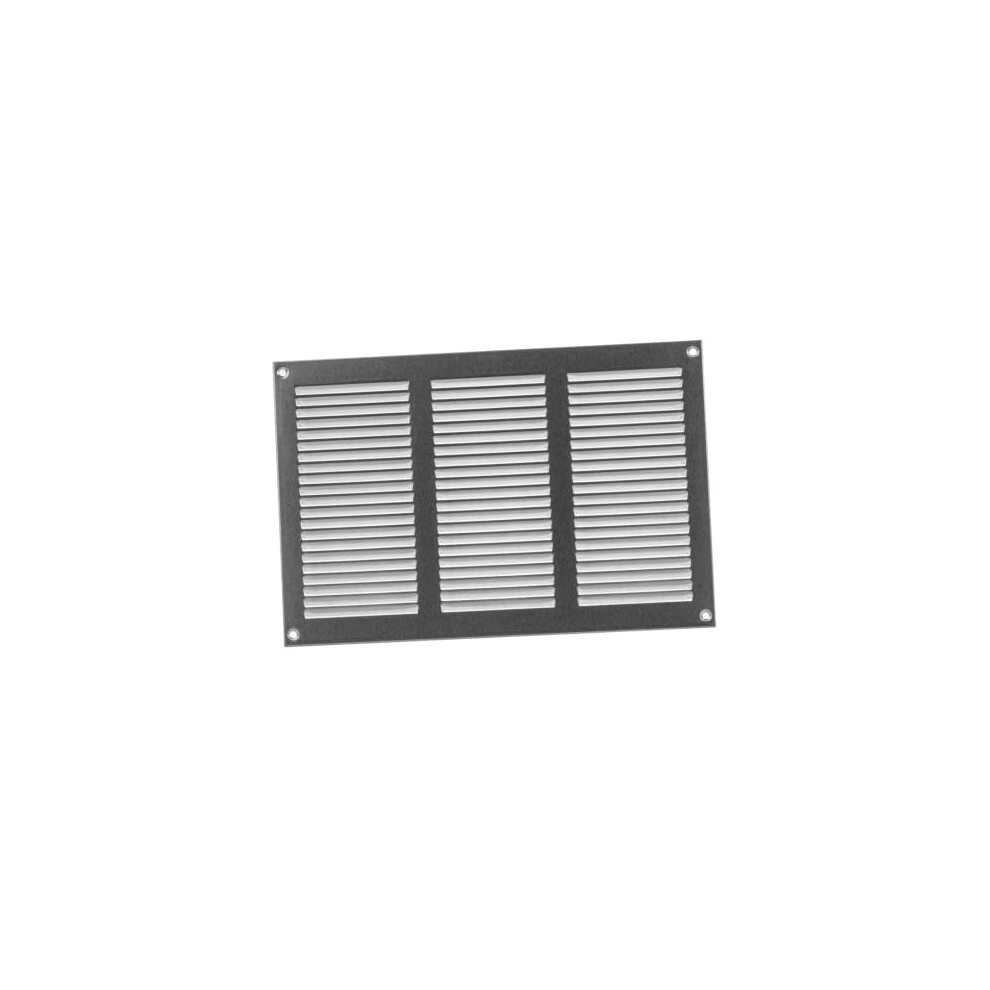 300X200mm / 12X8" Inch Galvanised Metal Air Vent Grille Cover With Insect Mesh - Ventilation Cover 4750492006481