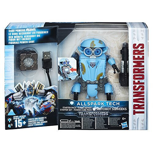 Hasbro Transformers C3481ES0 All Spark Tech Starter Pack Autobot Sqweeks Figure 1