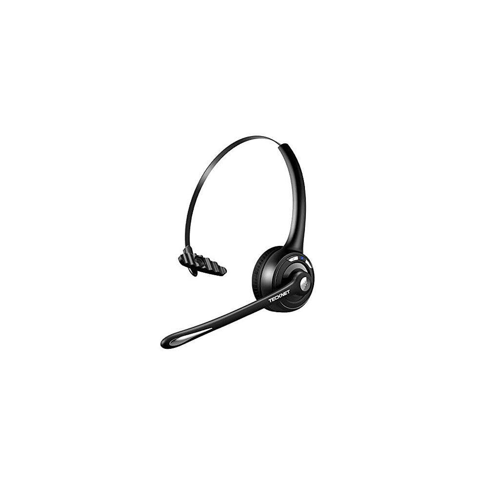 Bluetooth Headset, Wireless On Ear Headphones With Noise Cancelling Microphone For Trucker, Hand Free Wireless Headset With Mute Microphone For 5060274471116