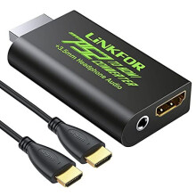 PS2 to HDMI Converter Playstation 2 to HDMI Video and 3.5mm Headphone Audio Adapter with 3ft/ 1m HDMI Cable Compatible with PS2 HDTV HDMI Monitors