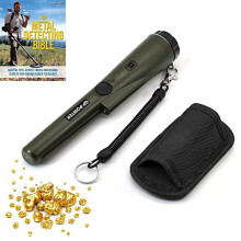 Portable-Metal-Detector-Finder-Pinpointer Waterproof Handheld Detector Treasure Probe Detectors with Holster, Pinpointer Detectors Wand for Locating